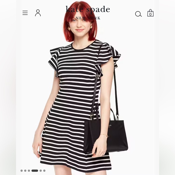 Kate Spade Watson Lane Sam Black Nylon Top Handle Crossbody Bag Purse - Picture 5 of 9